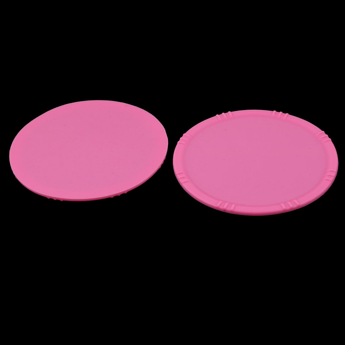 Silicone Kitchen Round Cup Heat Resistant Coaster Table Protector Mat 6pcs  Pink - Bed Bath & Beyond - 17591052