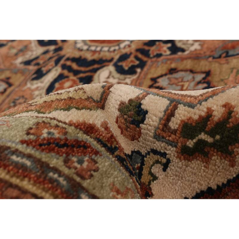 ECARPETGALLERY Hand-knotted Jules Sultane Ivory Wool Rug - 7'10 x 9'9