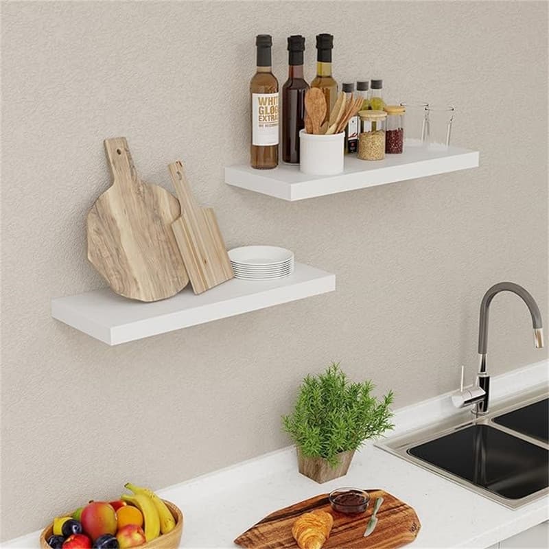 Floating Shelves for Wall - 9"D x 24"W x 1.5"H