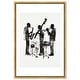 preview thumbnail 20 of 60, Bebop II Black Art Canvas Print by Art Remedy Gold - 10" x 15"