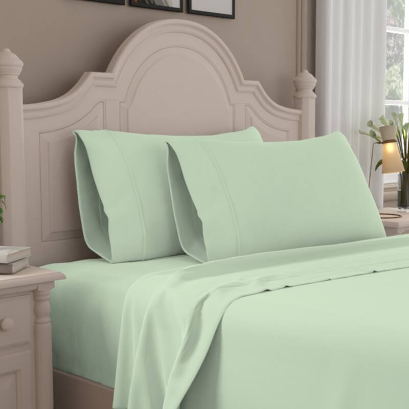 Purity Home 400TC 100% Cotton Cool & Crisp Pillowcase Set