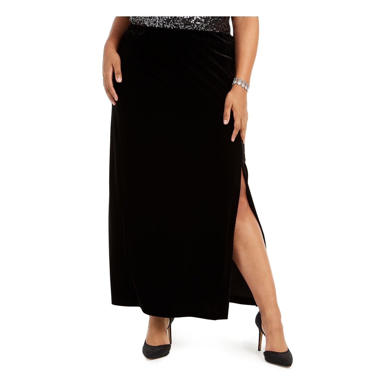 black shift skirt