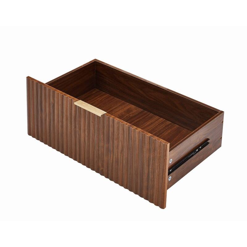 Modern 6 Drawers Dresser with Curved Design and Ample Storage for Bedroom or Living Room Organization