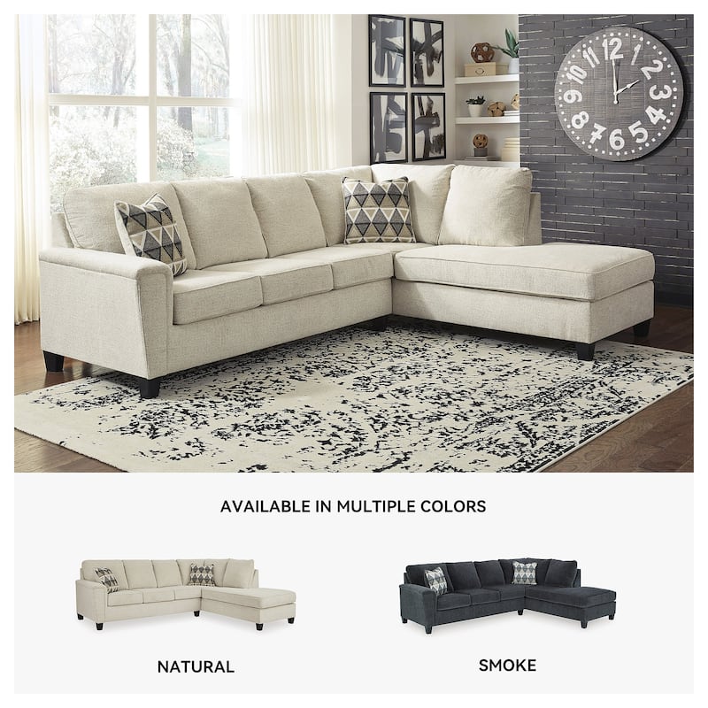 Signature Design by Ashley Abinger 2-Piece Sectional with Chaise