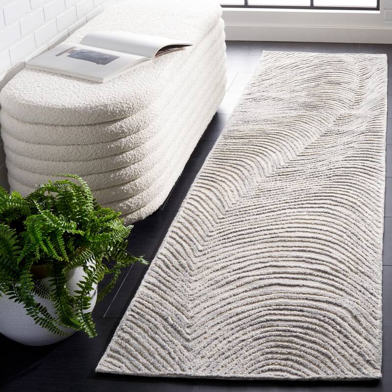 SAFAVIEH Handmade Trace Brandie Wool Rug