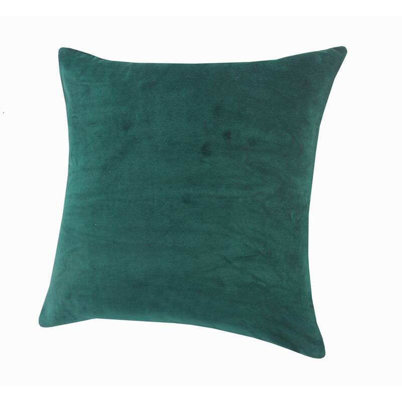 Sevita Solid Velvet Cotton Throw Pillow