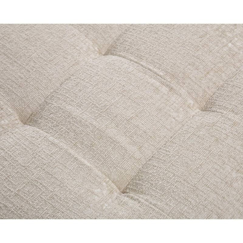 128" Chenille U-Shaped Modular Sectional Sofa with Storage Ottoman, Pocket Spring Support, and 6-Seat Configurable Design
