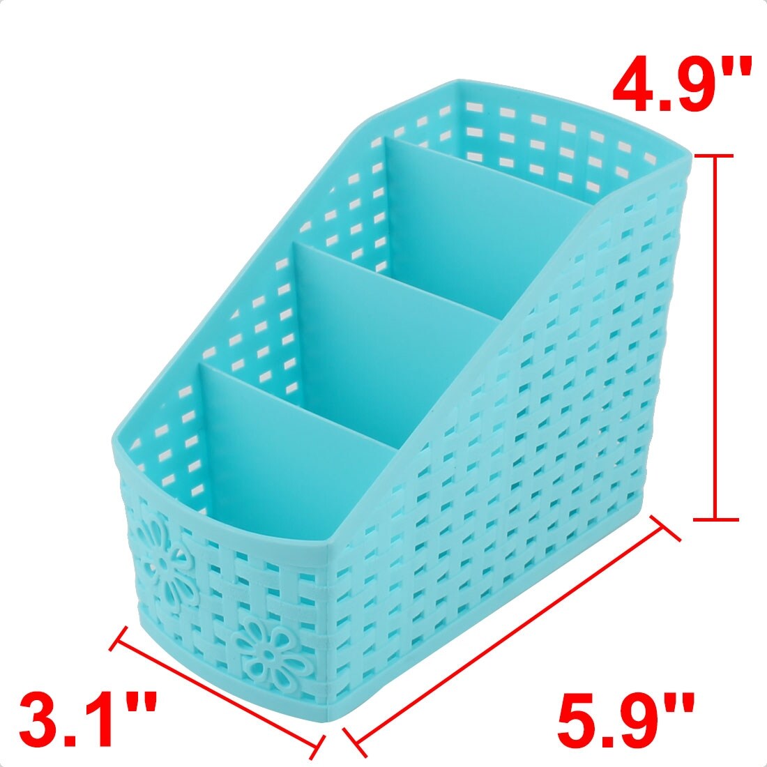 Plastic Storage Box with Handle Desktop Table Sundries Cosmetic Basket  Makeup Jewelry Storage Box Kitchen Storage Containers
