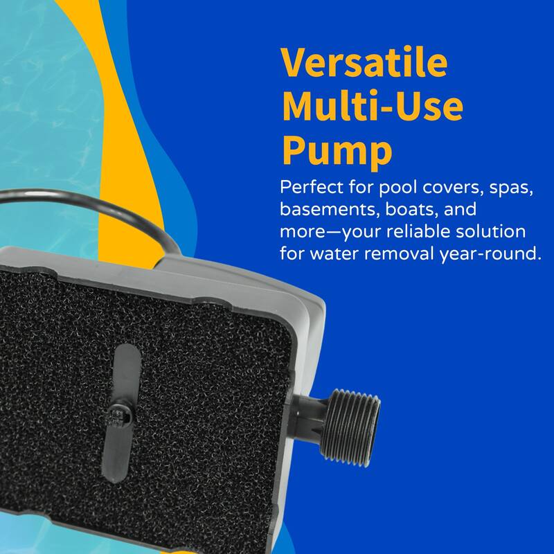 Dredger Jr. 350 GPH Above Ground Pool Winter Cover Pump