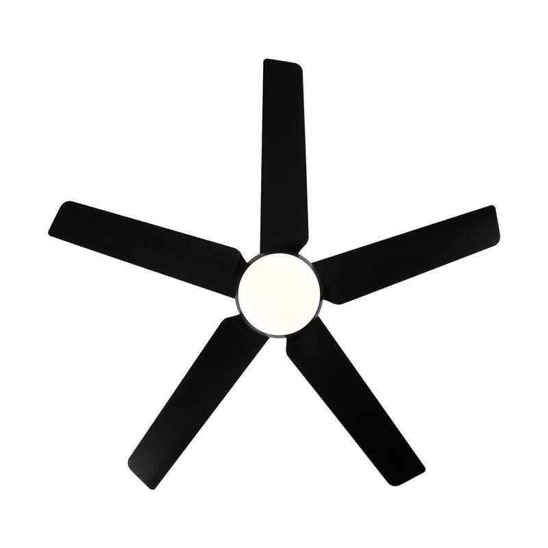 48" YUHAO Modern Contemporary LED Ceiling Fan with Remote Control