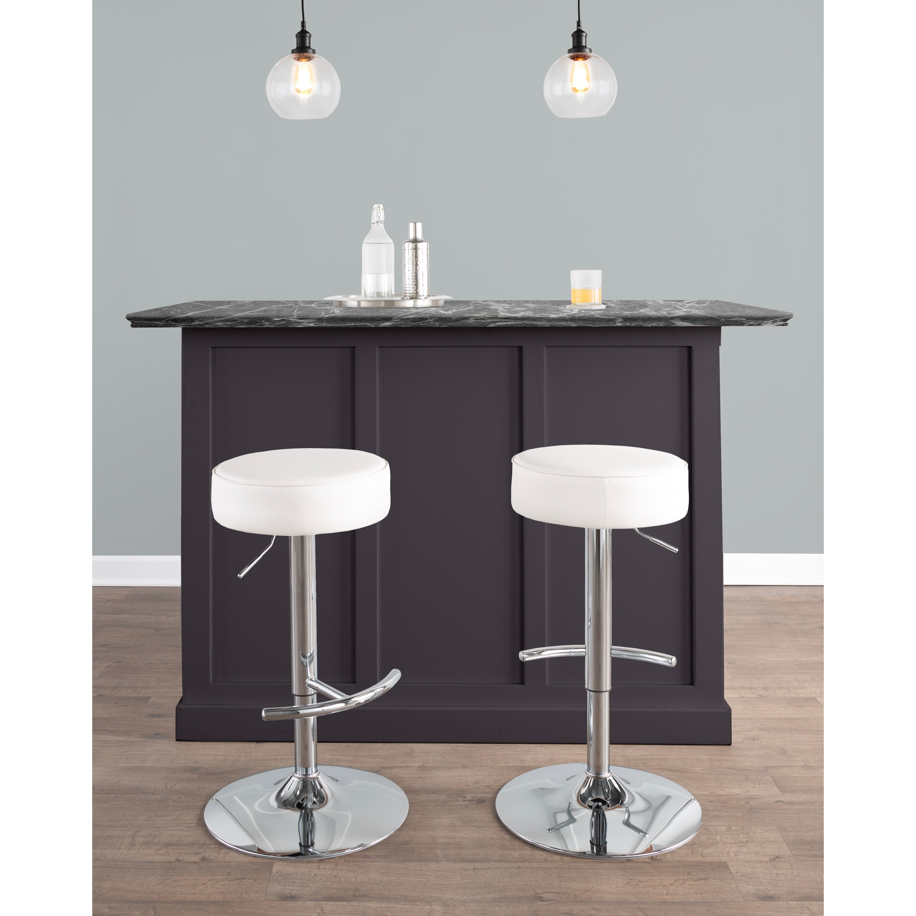 Strick & bolton lega modern adjustable swivel barstool on sale