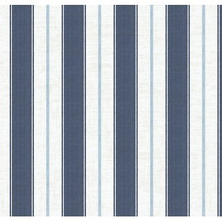 Seabrook Designs Nantucket Stripe Unpasted Wallpaper - Bed Bath ...