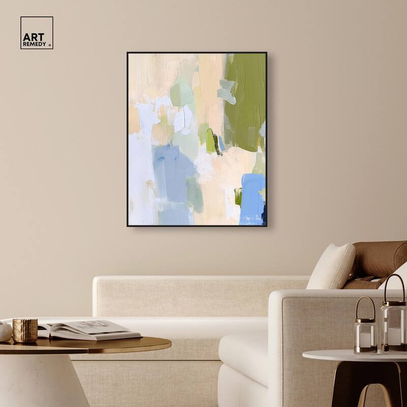 Clover Frost Canvas by Art Remedy