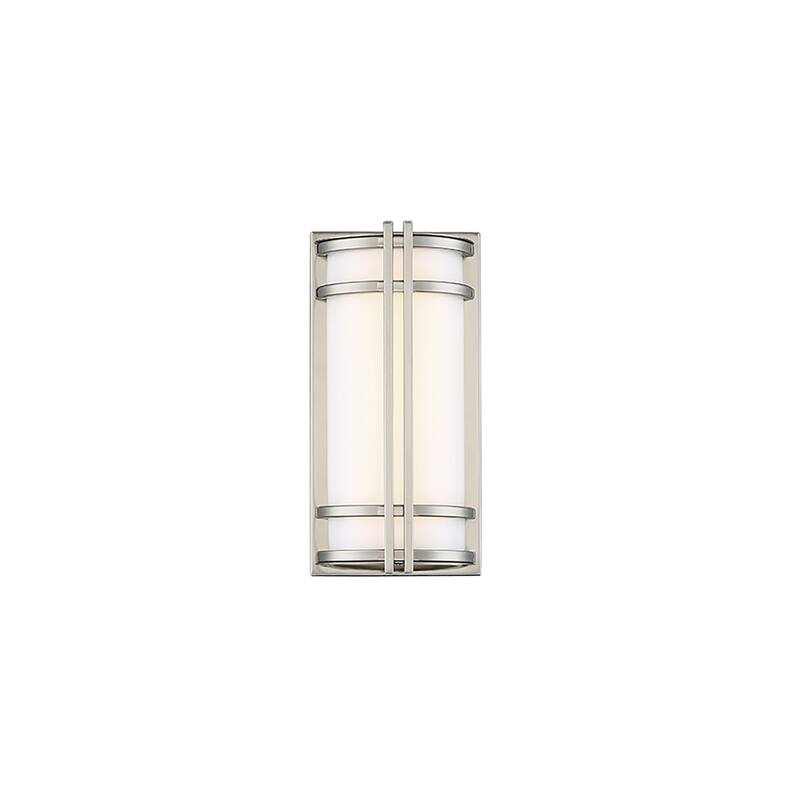 Skyscraper 12in LED Indoor or Outdoor Wall Light 2700K - 12-inch - Stainless Steel