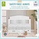 preview thumbnail 2 of 3, Dream On Me Storybrooke 5 in 1 Convertible Crib with Under Drawer - White