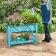 preview thumbnail 14 of 28, Gymax HIPS Raised Garden Bed Poly Wood Elevated Planter Box w/ Legs &