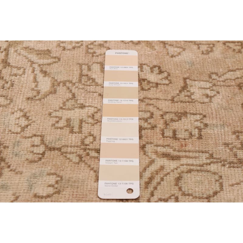 ECARPETGALLERY Hand-knotted Antalya Vintage Light Copper Wool Rug - 7'9 x 11'6