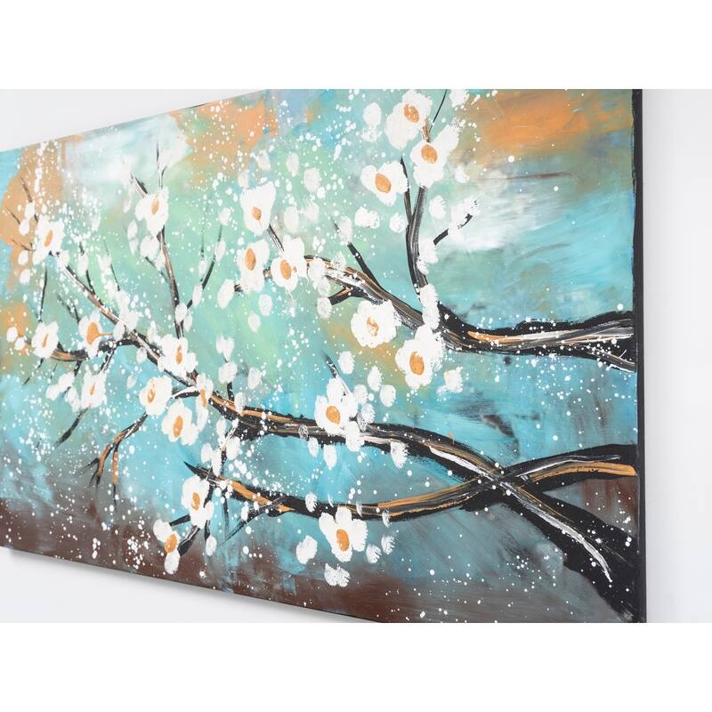 Wandela Wall Canvas Paintings 47'' x 27'' - Green