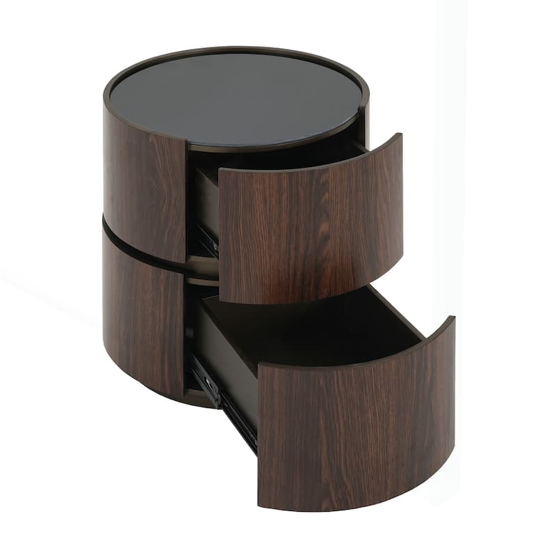 Chic Double-Layer Storage Side Table with Modern Design for Versatile Use