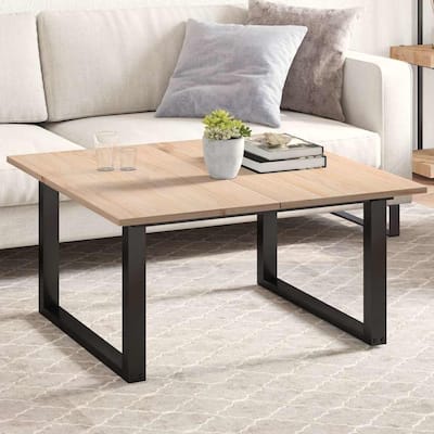 vidaXL Table Top Set of 2 Natural Solid pine wood Medium Durable - 17.7 x 35.4 x 0.7 in