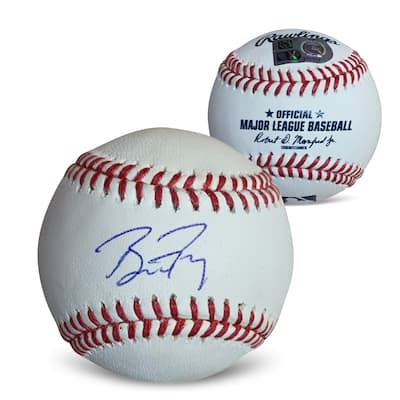Buster Posey Autographed Official Signed Baseball MLB Authenticated COA With UV Display Case - 8'6" x 11'6"