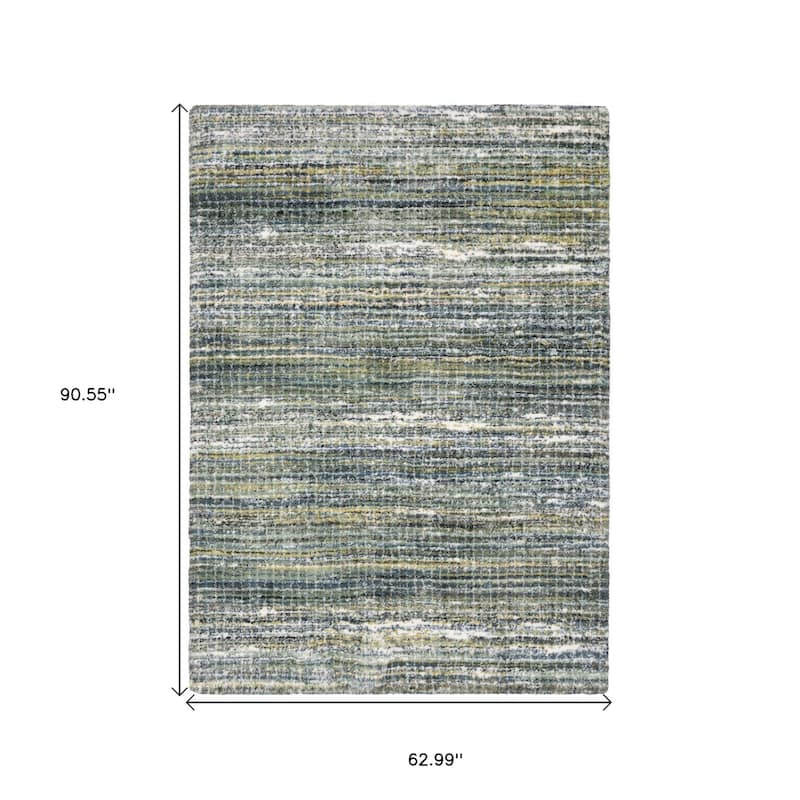 HomeRootsGeometric Industrial Runner Area Rug