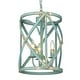 preview thumbnail 4 of 11, Golden Lighting Alcott 3-light Pendant in Antique Black Iron