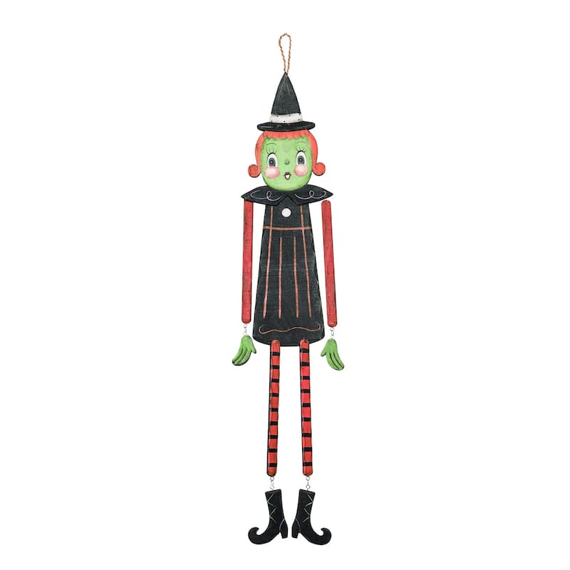 Johanna Parker Pumpkin Peeps Wooden Halloween Wall Hanging Door Decor