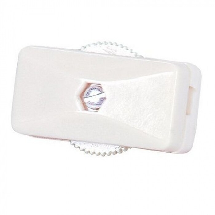 Cooper Wiring Bp410w Sp C Single Pole Feed Through Cord Switch 120 Volt
