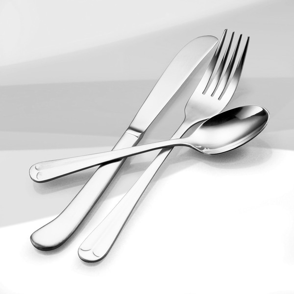 Delco Stainless Steel Old English Dinner Forks - 3 Tine (Set of 36