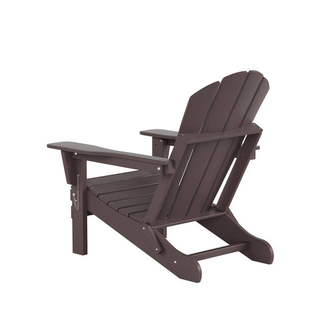 Laguna Outdoor Eco-Friendly Poly Folding Adirondack Chair (Set of 2)