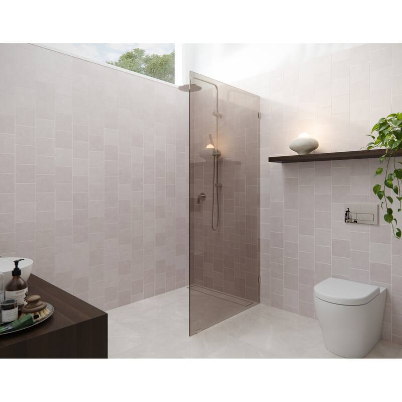 Glass Warehouse BTSFP-30 Ursa 78" High x 30" Wide Shower Screen