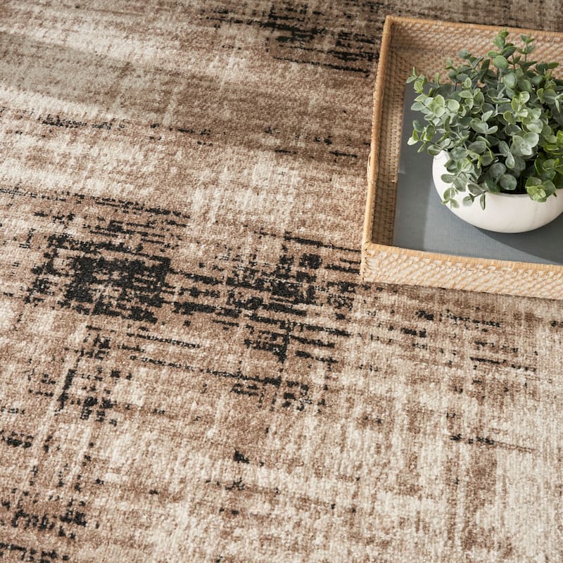 Nourison Washable Decor Indoor only Machine Washable Modern Area Rug