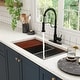 preview thumbnail 4 of 40, All-in-One Kit Undermount Single Bowl 16 Gauge Nano Brushed Stainless Steel Workstation Kitchen Sink with Faucet and Accessories