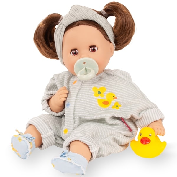 slide 2 of 5, Gotz: Cosy Aquini: Little Duck, 13" Floating Bath Doll, Collectible Toy, Kids 3+