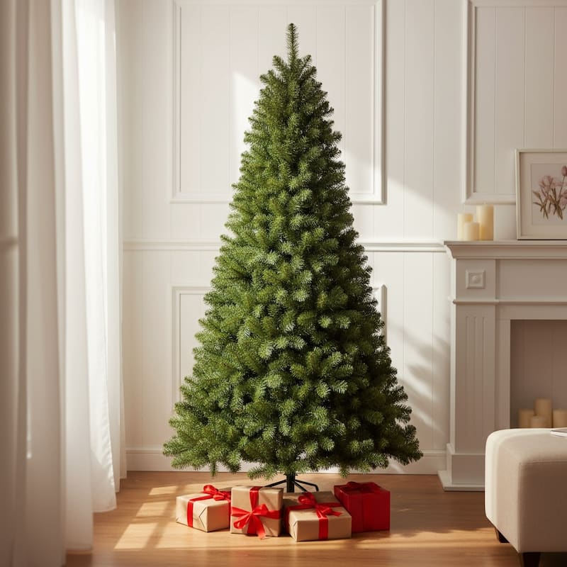 HomeRoots 9' Full Fraser Fir Christmas Tree - Green - 9 Foot
