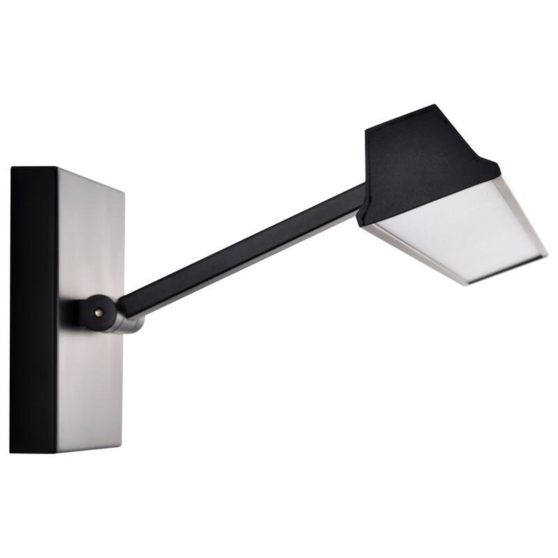 Hazel 2 Foot LED Picture Light 3 CCT Selectable Black Finish Acrylic Lens