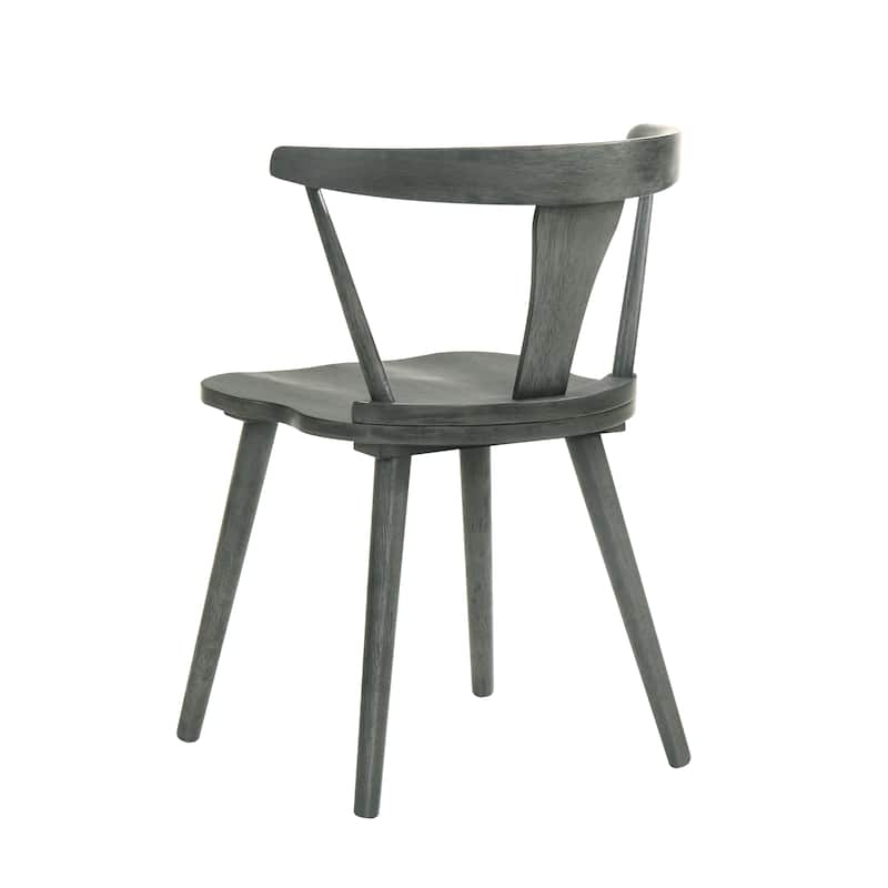 2 Pieces Set Dining Side Chair Rustic Modern Farmhouse Design Retro Design Easy to Assembly