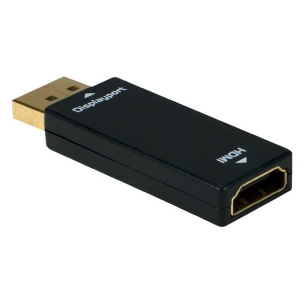 QVS DPHD-MF QVS Audio/Video Adapter - 1 x DisplayPort Male Digital Video - 1 x HDMI Female Digital Audio/Video