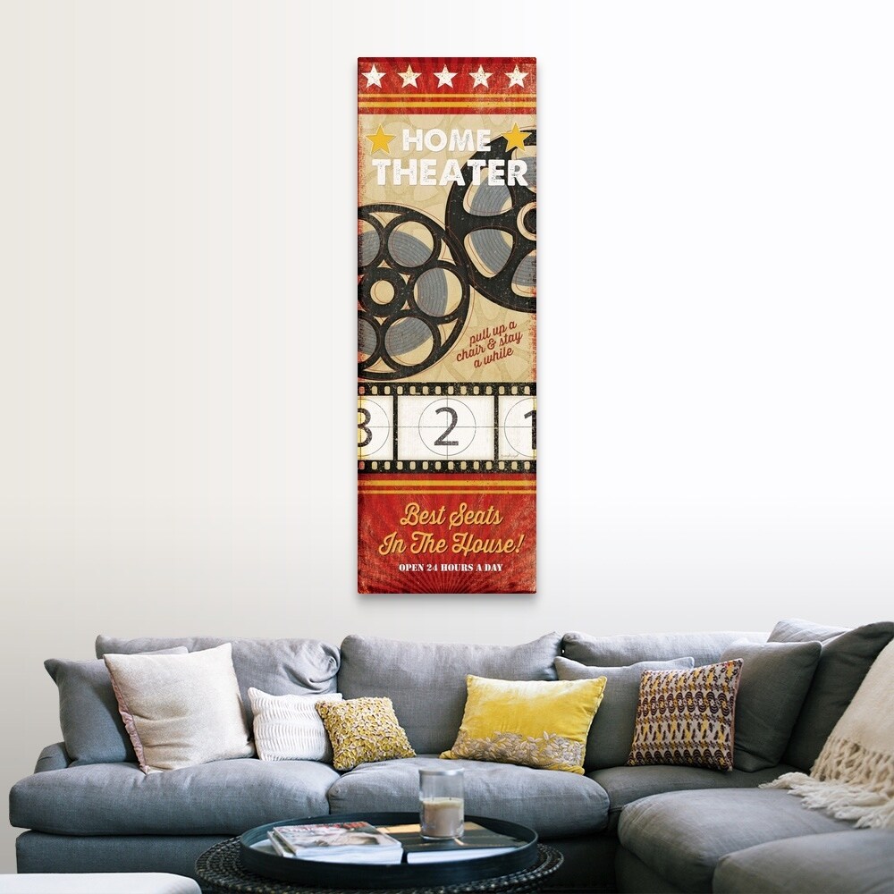 Home Theater Canvas Wall Art Overstock 21000565