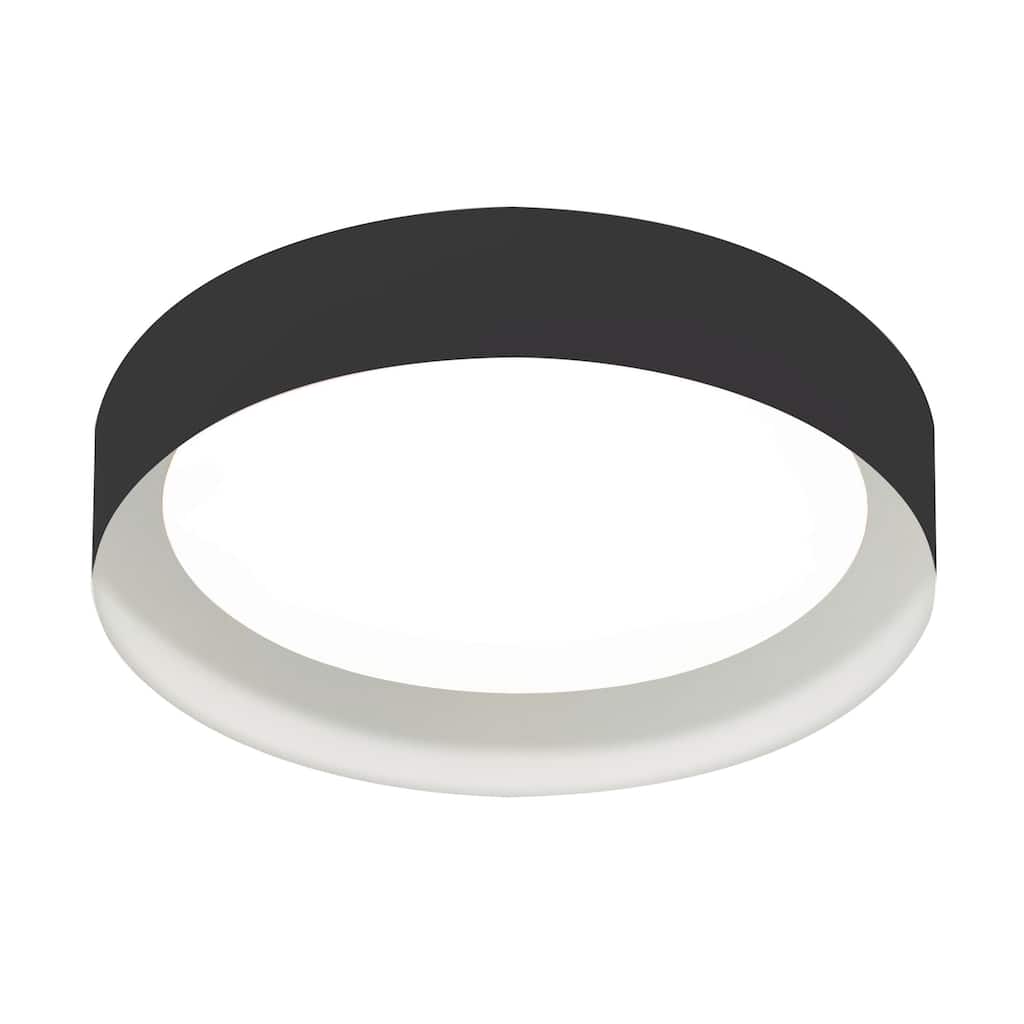 AFX Reveal 12" LED Flush Mount - Black/White - 120-277V