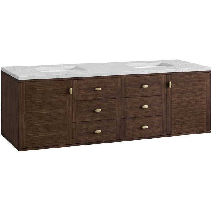 James Martin Vanities 670-V72-3ENC Amberly 72" Free Standing or Wall