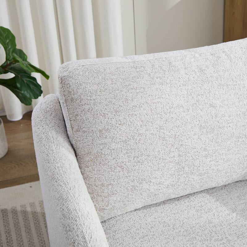 31.5"W Swivel Accent Chair and Comfy Round Accent Single Sofa Chair, 360 Degree Club Chair