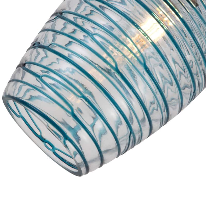 Maxax 1 - Light Clear/Chrome/Blue Single Pendant
