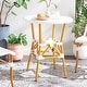 preview thumbnail 42 of 46, SAFAVIEH Outdoor Patio Furniture California Bistro Table (Fully Assembled) (Table Only) White