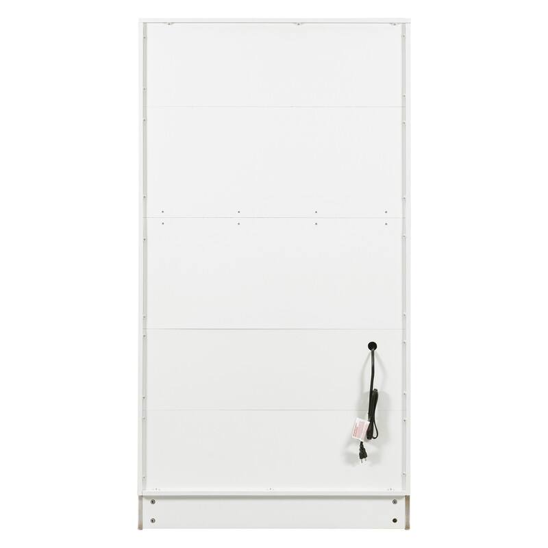 69"Tall Kitchen Pantry with Hutch, Multifunctional Storage Cabinet with Adjustable Shelf and Power Outlet