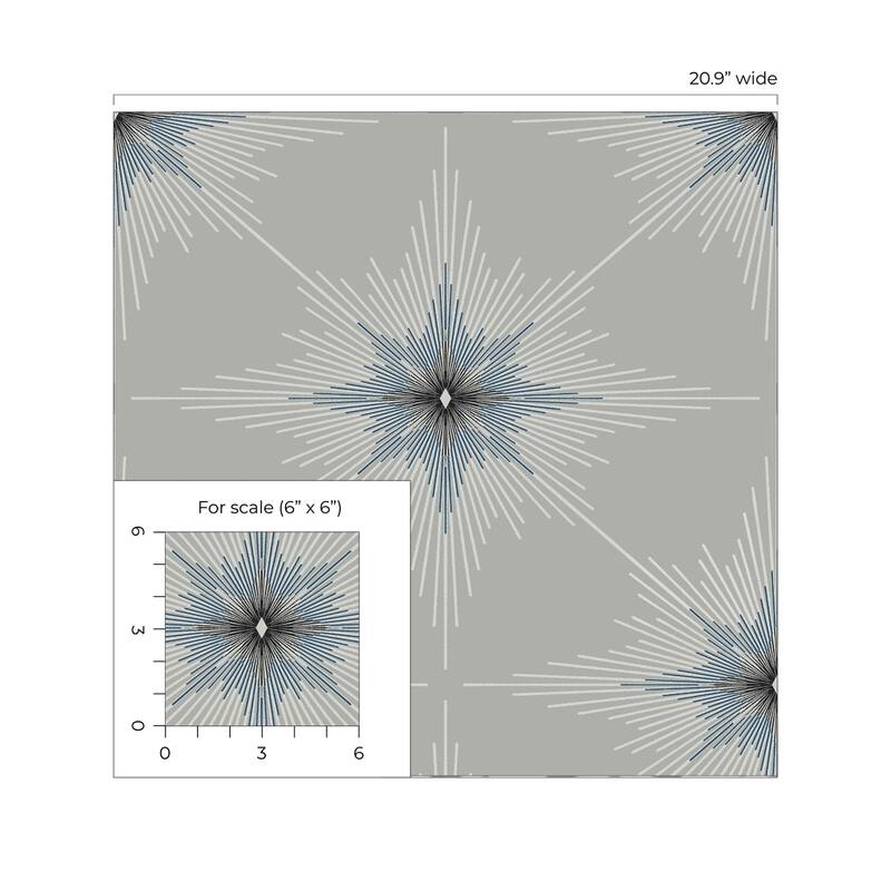 Seabrook Designs North Star Non-Woven Unpasted Wallpaper