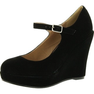 round toe mary janes