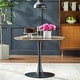 preview thumbnail 2 of 4, angelo:HOME Kavitt Mid-century Modern Velvet 5-piece Round Dining Set