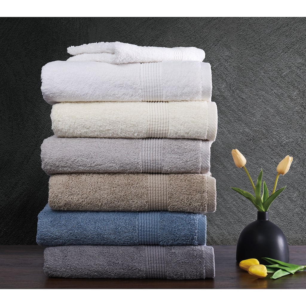 Truly Calm Antimicrobial 6 Piece Towel Set - Towel Set